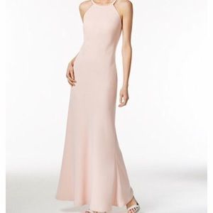 CALVIN KLEIN PINK HALTER TOP DRESS. WORN ONCE!!!